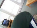 The TV is small.